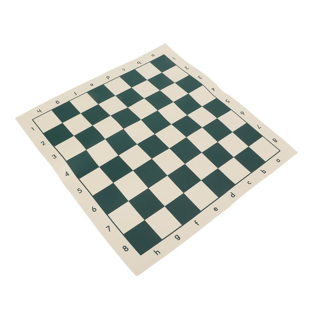 Tablero de Ajedrez de Ajedrez, Clásico Suave Resistente a la Lágrima de Ajedrez de Pvc para Juegos Educativos