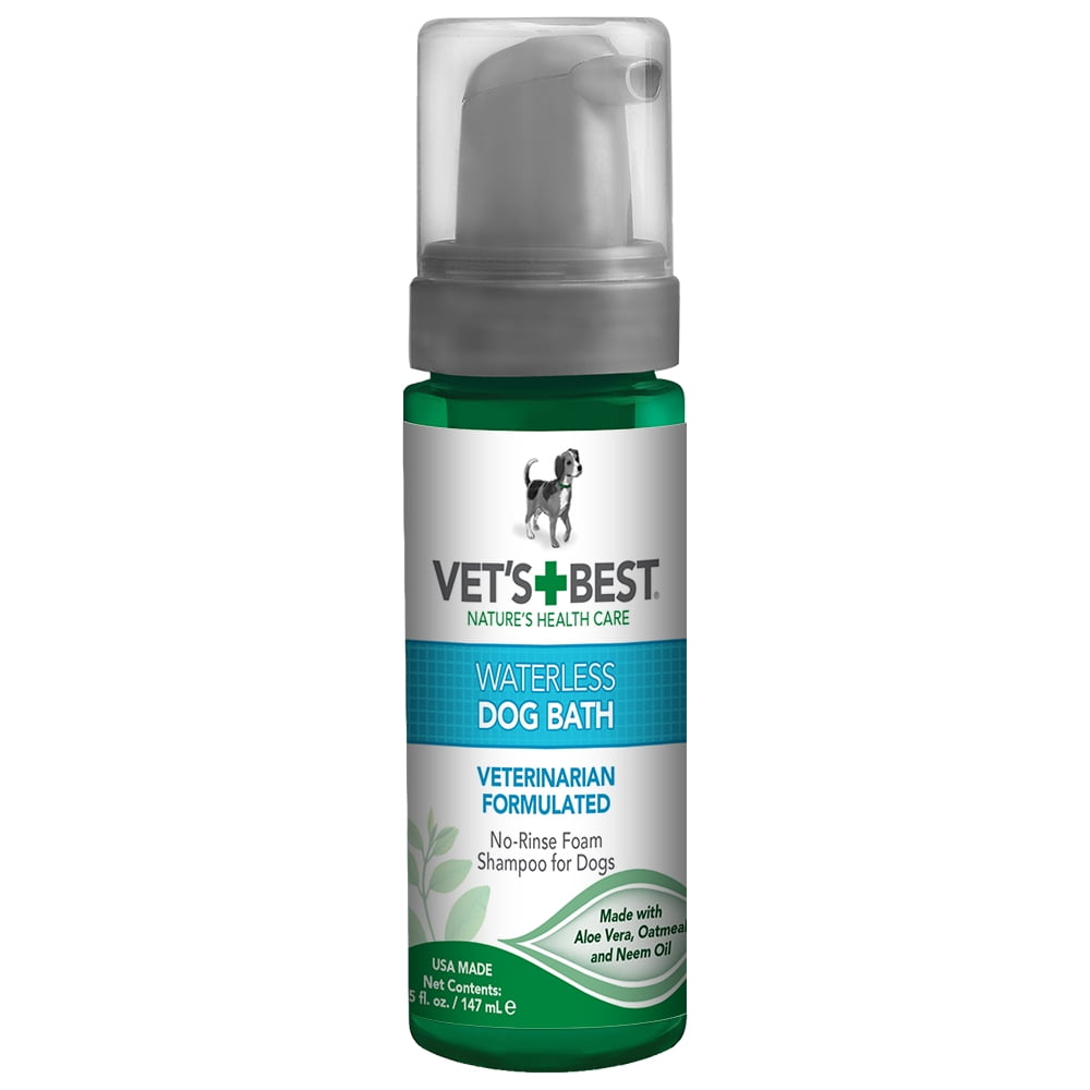 Vet's Best Waterless Dog Bath Shampoo for Dogs Norinse Foaming