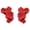 Red, variant on NestledNature RC Front Shock Mount, 2PCS Metal Aluminum Alloy Front Suspension Bracket Shock Linkage Mount, Suspension Bracket For Axial SCX24 1/24 RC Car