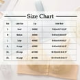 thumbnail image 2 of Stylish SMihono Evybliss Bras for Seniors Front Closure Wireless Push Up Bras Everyday Wirefree Comfortable Sleep Bra Khaki 42/95, 2 of 6