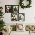 thumbnail image 3 of Hieng Vintage Christmas Wall Decor,Trendy Christmas Retro Posters for Room, Santa Snowman Deer Nutcracker Xmas Wall Art Prints for Living Room Kitchen Bedroom Office Set of 4 Unframed, 3 of 6