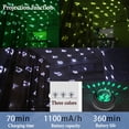 thumbnail image 2 of Disco Ball Light Upgraded Waterproof DJ Disco Lights with Bluetooth Speaker Suction Cup for Parties Bedroom Bathroom Battery Powered Light Projector(Black), 2 of 5