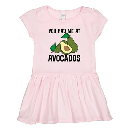 

Inktastic You Had Me at Avocados Gift Toddler Girl Dress