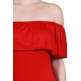 thumbnail image 6 of Women's Long Cool Woman Off the Shoulder Dress, 6 of 8