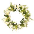 thumbnail image 4 of Guirnalda de flores artificiales para puerta, decoración floral falsa para el hogar, herramienta de decoración de vegetación de Marraige Inevent HA8266-00B, 4 of 6