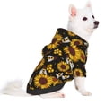 thumbnail image 2 of Balery Sunflowers And Bww Sudadera con Capucha para Perros Pequeños – Ropa para Mascotas, Disfraz para Perros y Gatos, Ideal para Fiestas y Cosplay-XX-Large, 2 of 7