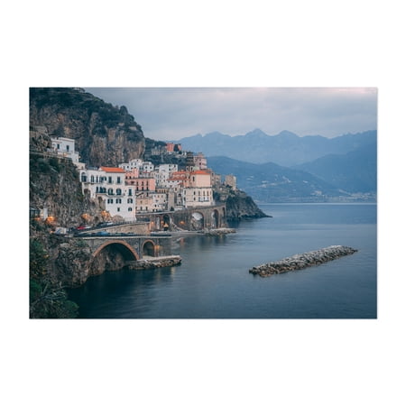 Atrani Coastal 02 - Atrani Campania Italy Photography Unframed Wall Art Print 5 x 7 inches