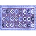 thumbnail image 1 of Ahgly Company Indoor Rectangle Abstract Blue Contemporary Area Rugs, 6' x 9', 1 of 4