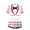 04, variant on XUANXIAOJIANG Hazbin Hotel T-shir Women's Summer Casual Set - Breathable Cotton T-Shirt & Shorts Combo | Comfortable Loose Fit | Quick-Dry Sweat-Wicking | Easy Care | Fashionable Streetwear