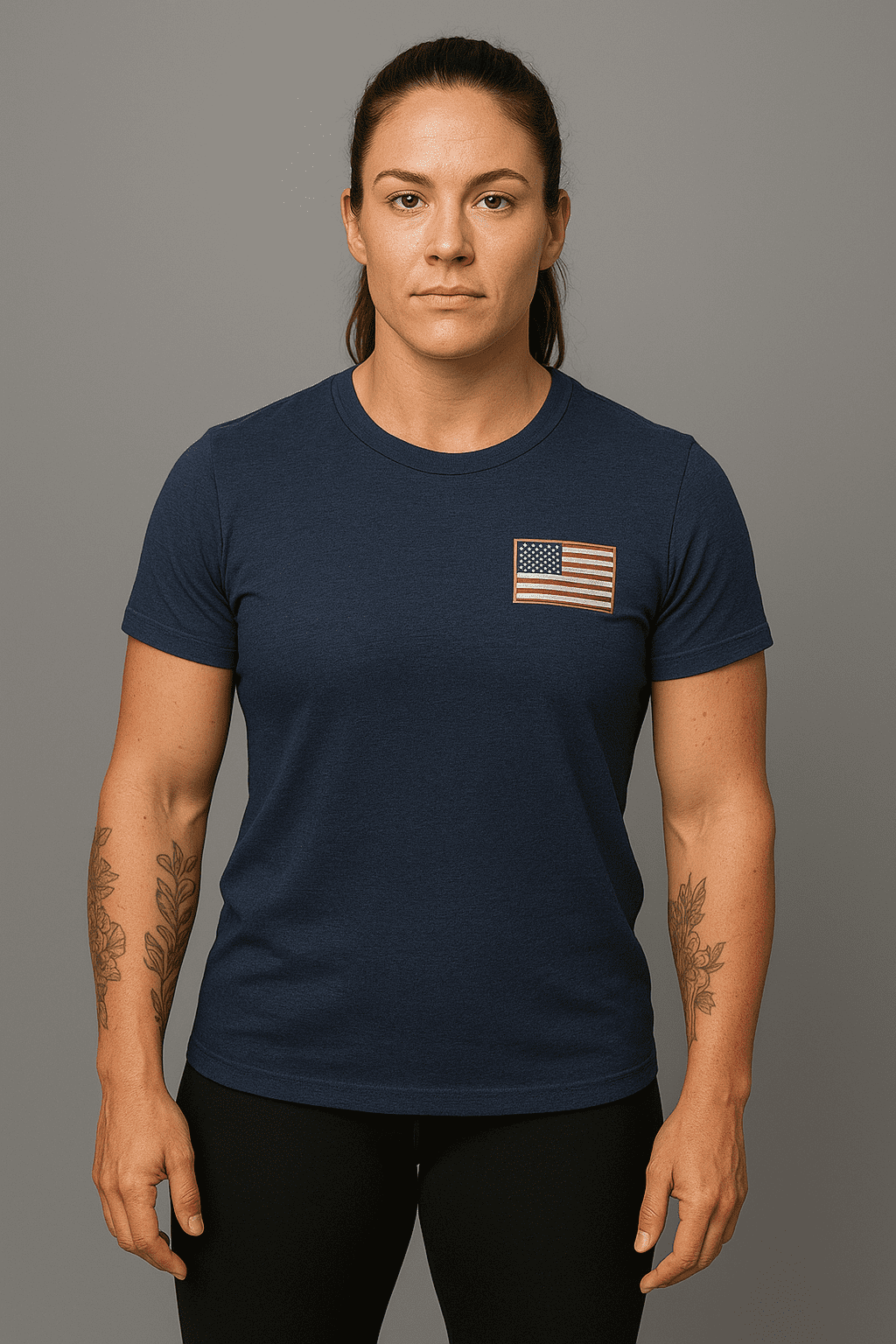 Rags of Honor All Gender Short Sleeve Patriotic USA Line Flag Graphic Tee Shirt, Mens Sizes S-5XL