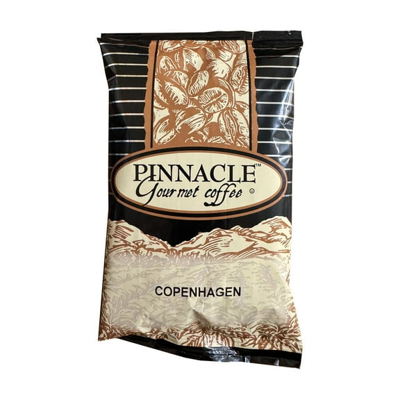 Pinnacle Ground Coffee, Copenhagen, Dark Roast, 64/3oz Pre-Portioned Packets
