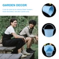 thumbnail image 5 of Viveous Metal buckets, 4Pcs Small Tin Pails with Handles Hanging Flower Bucket Plants Pots Planter for Wedding Party Favors Blue, 5 of 11