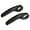 Black, variant on Bike Handlebar Ends, 1 Pair PP Mountain Bike Handlebar Bar Ends Hand Grip 22.2mm Black