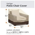 thumbnail image 2 of Fundas para sillas de patio Vailge impermeables, resistentes, paquete de 2, 2 of 8