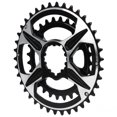 thumbnail image 2 of Disco De Cambio De Velocidad De Plato De Bicicleta Negro + Plateado, Juego De Bielas De Bicicleta De Montaña, Para Bicicleta De Montaña De Uso Al Aire Libre YLSHRF Mountain Bike Chainrings, 2 of 8
