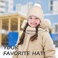 thumbnail image 6 of OZERO Warm Winter Hat and Gloves Scarf Set, Beanie Hat Winter Gloves Fleece Lining Boys / Girls, 6 of 7
