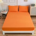 thumbnail image 1 of Funda de almohada para cama individual de color sólido, funda de edredón para cama individual o doble de 1,5/1,8 pulgadas de grosor y fibra ultrafina para el hogar, 1 of 6