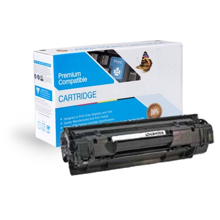 Cartridge compatible with HP CB435A Compatible Black Toner Cartridge Jumbo