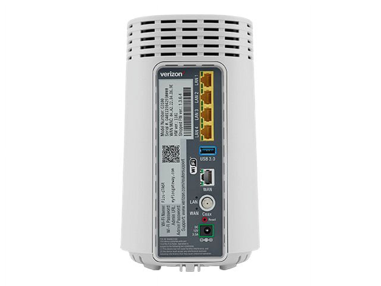 Verizon FiOS G3100 - Wireless router - 4-port switch - GigE, 802.11ax, MoCA 2.5 - WAN ports: 2 - 802.11a/b/g/n/ac/ax - Tri-Band