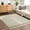Peach, Lime Green / Yasuo, variant on Hauteloom Yasuo Living Room, Bedroom Machine Washable Area Rug - Contemporary - High Pile - Peach, Lime Green - 7'10" x 10'