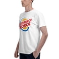 thumbnail image 5 of Burger King Logo Men'S Basic Short Sleeve T-Shirt Fashionable White Large, 5 of 8