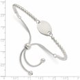 thumbnail image 2 of Sterling Silver Polished Beaded Adjustable Bracelet Made In Italy -Jewelry By Sweet Pea, 2 of 6