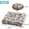 thumbnail image 6 of Square Meditation Pillow, Boho Style Floor Cushion, Dutch Velvet Meditation Cushion for Sitting on Floor, Yoga Cushion 22'' x 22'', 6 of 7