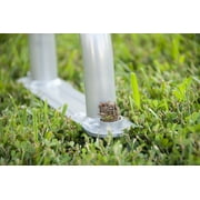 Garden Weasel Core Lawn Aerator - Comfort Grip Handle, Carbon Steel - Red