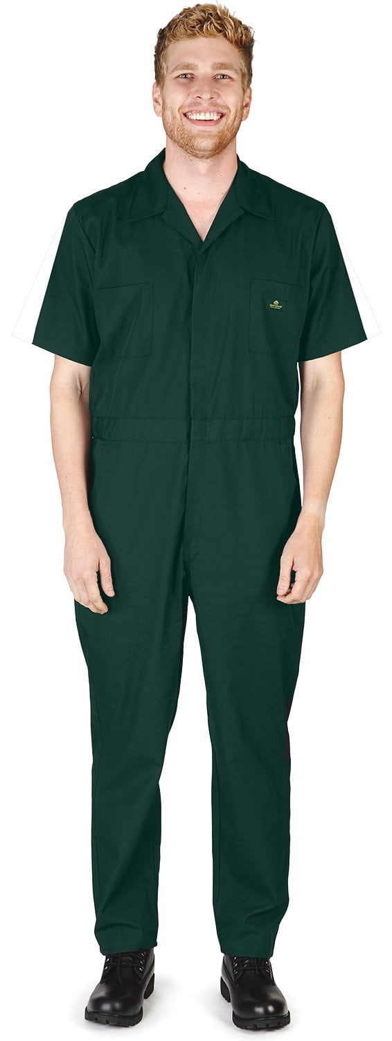 Natural Workwear Mens Short Sleeve Basic Blended Work Coverall XST