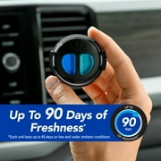 Refresh Your Car! Mini Diffuser Air Freshener (New Car/Cool Breeze Scent, 2 Pack)