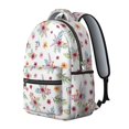 thumbnail image 2 of Pioneer Flower Floral Print Pattern Backpack for School, Cute School Bag with Adjustable Shoulder Straps and Padded Back, 15.3"x11"x7.1", 2 of 5