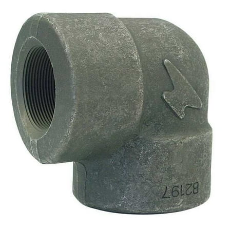 90 Degree Elbow 90 Degree Elbow, 1/2" Pipe, FNPT, Forged Steel, Class 6000