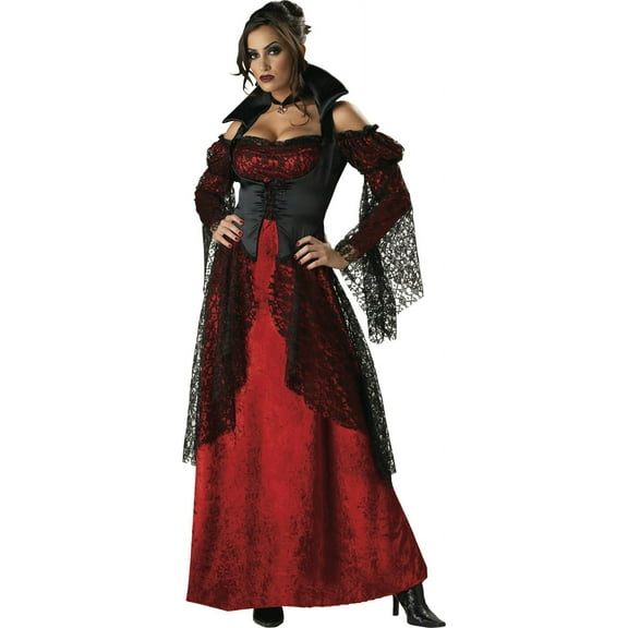 Vampiress Elite Collection Adult Womens Costume Full Gown Medieval Halloween