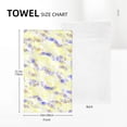 thumbnail image 3 of YFYANG Absorbent Towel, Soft Skin-Friendly Yellow Palm Leaves Texture Washcloth Bath Towel, Suitable for All Skin, 27.5 x 16-inch, 3 of 7