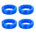 thumbnail image 1 of Protector de ruedas Blateno para equipaje (4 unidades), fundas de silicona silenciosas y coloridas para ruedas de equipaje, maletas pequeñas con ruedas, ruedas para maletas., 1 of 2