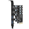 thumbnail image 1 of DQrwqpou Tarjeta PCIE USB 3.0 2 Puertos USB A + 2 Puertos USB C/tarjeta Controladora Expansión USB 3.2 GEN1, 1 of 9