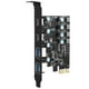 thumbnail image 3 of PCI Express Card Adapter 2*USB A Port+2*USB C Port/USB3.2 GEN1 Convenient Useful, 3 of 9
