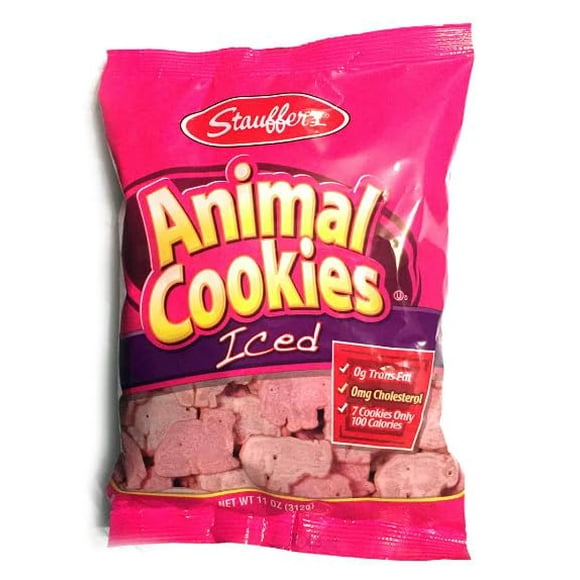 Stauffer's Iced Animal Crackers DNF214.5 Oz Bag w/Exit 28 Bargains Sticker