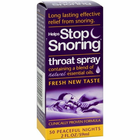 Essential Health Helps Stop Snoring Throat Spray - 2 Fl (Best Stop Snoring Products Review)