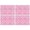 Pink Breast Cancer-1, variant on Pink Breast Cancer Summer Placemats Table Placemats Set Of 4-Linen Kitchen Washable Placemats Table Mats 11.8"x17.7" Non-Slip Heat Resistant