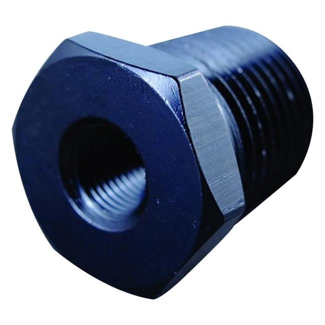 Fragola 491208-BL 0.37 x 0.75 in. Pipe Reducer Bushing - Black