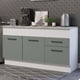 thumbnail image 2 of Mueble Inferior de Cocina Madesa Agata 150 cm 2 Puertas 2 Cajones Blanco/Grey, 2 of 5