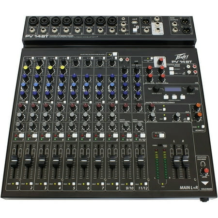 NEW! Peavey PV 14 BT Stereo 8-Channel Mixer Bluetooth Wireless Connectivity price history on PriceWatchPro
