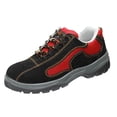 thumbnail image 3 of de seguridad trabajo con punta de material nti-aplastamiento de material cuero para hombres y mujeres Calzado libre transpirable informal r EU 41 US 8.5 UK 7.5 DYNWAVEMX Zapatos con punta de acero, 3 of 8