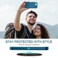 thumbnail image 6 of I-HONVA For iPhone 16e Case,[with 2 Pack Screen Protector] 3-Layer Military Grade Drop Anti-Slip Bumper Rugged Shockproof Dustproof Protection 6.1 inch Phone Case for Apple iPhone 16e,Turquoise, 6 of 7