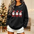 thumbnail image 2 of Asgosdo Women Christmas Sweatshirts Long Sleeve Graphic Print Tops Casual Warm Xmas Holiday Winter Shirts, 2 of 6