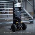 thumbnail image 6 of Stair Climbing Electric Hand Truck, 600lbs Rated Load Heavy Duty Dolly with Long-Lasting 48V Lithium Battery, Metal Frame Cart for Moving Furniture Cargo Boxes, 6 of 9