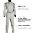thumbnail image 2 of Finish Line SIngle-Layer SFI-1 One-Piece Racing Suit, Black XXL, 2 of 9