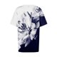 thumbnail image 5 of Camiseta de Manga Corta de Cuello en V Sólido Casual, Camisetas de Manga Corta para las Mujeres, 5 of 7