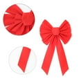 thumbnail image 3 of Red Velvet Christmas Bow Eco Friendly Holiday Ornament Home Decoration, 3 of 6